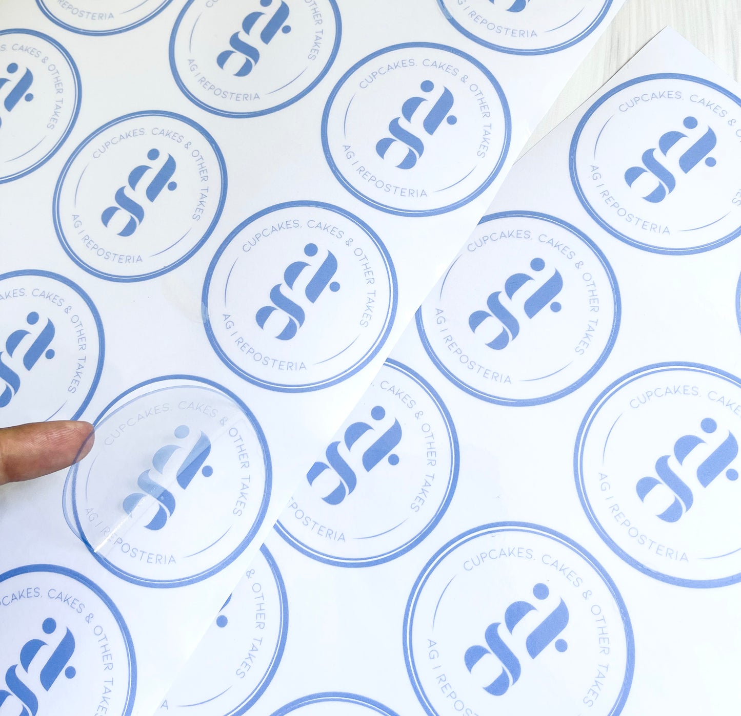 Stickers transparentes